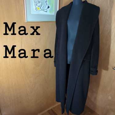 Max Mara long coat XL size black - image 1