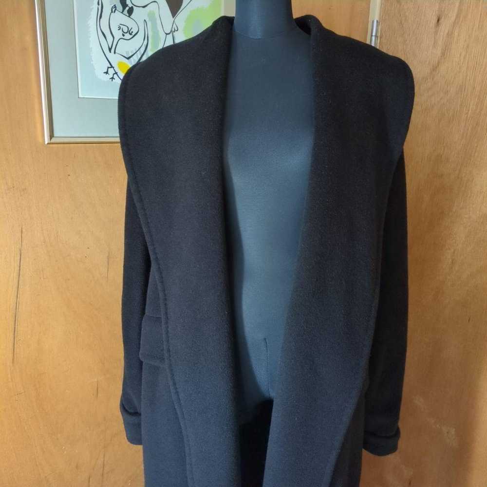 Max Mara long coat XL size black - image 2