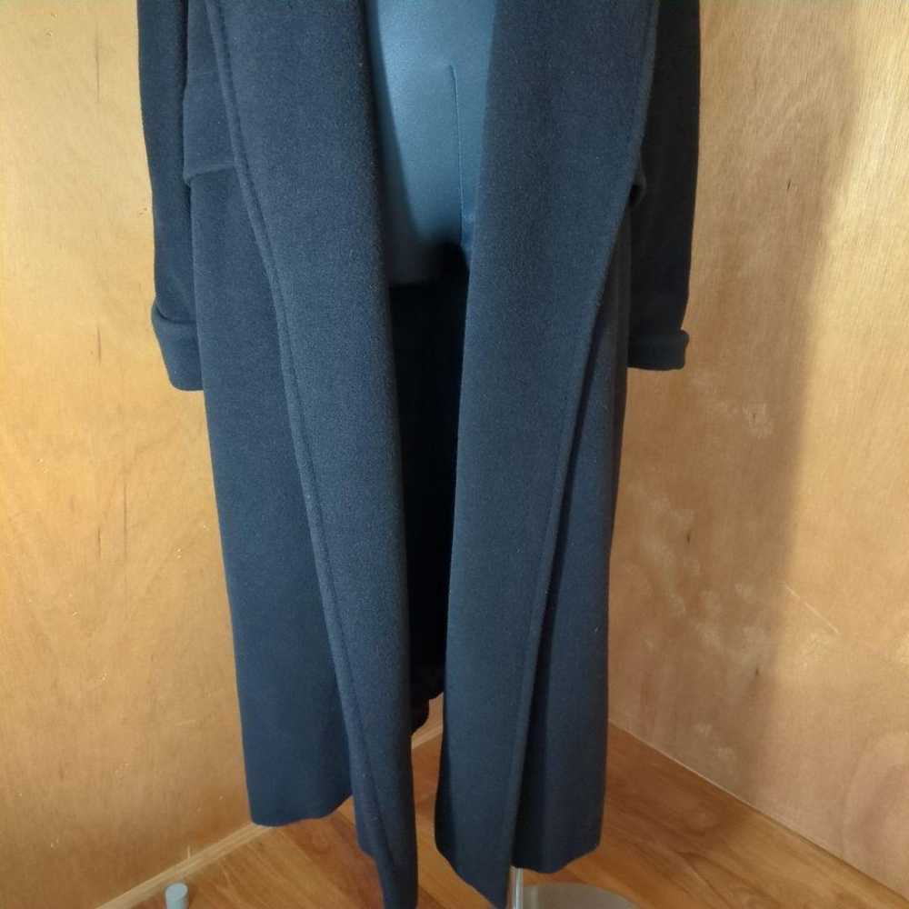 Max Mara long coat XL size black - image 3