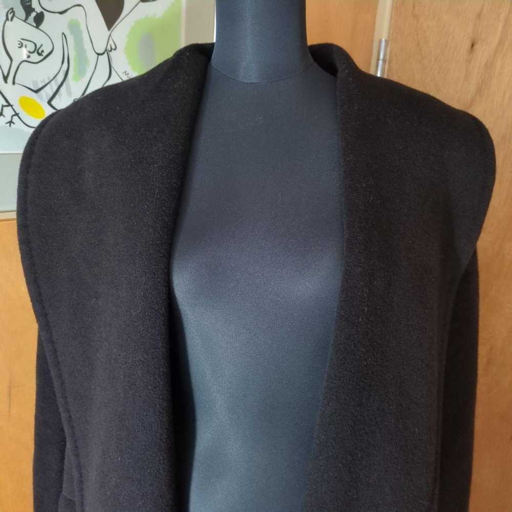 Max Mara long coat XL size black - image 4