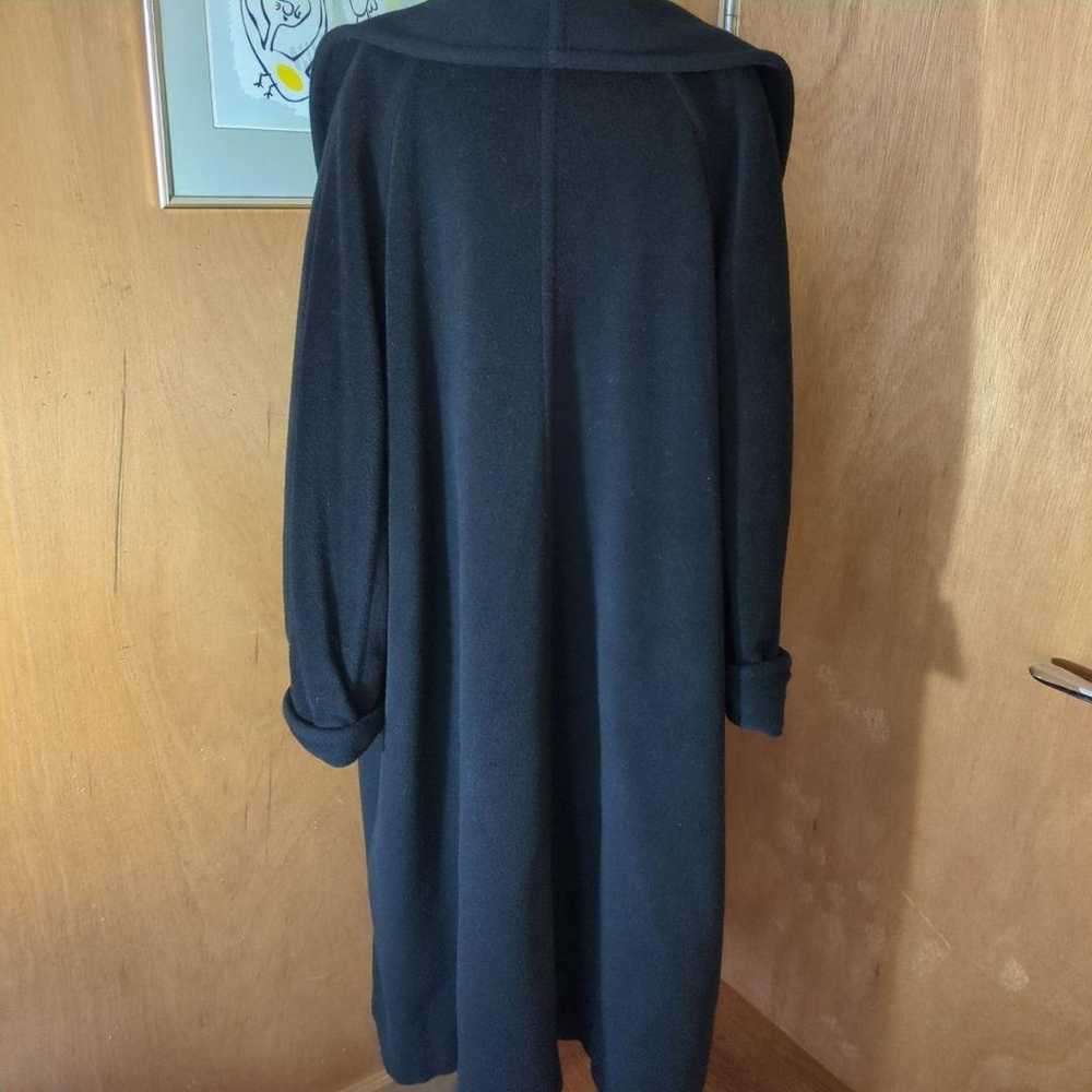 Max Mara long coat XL size black - image 6