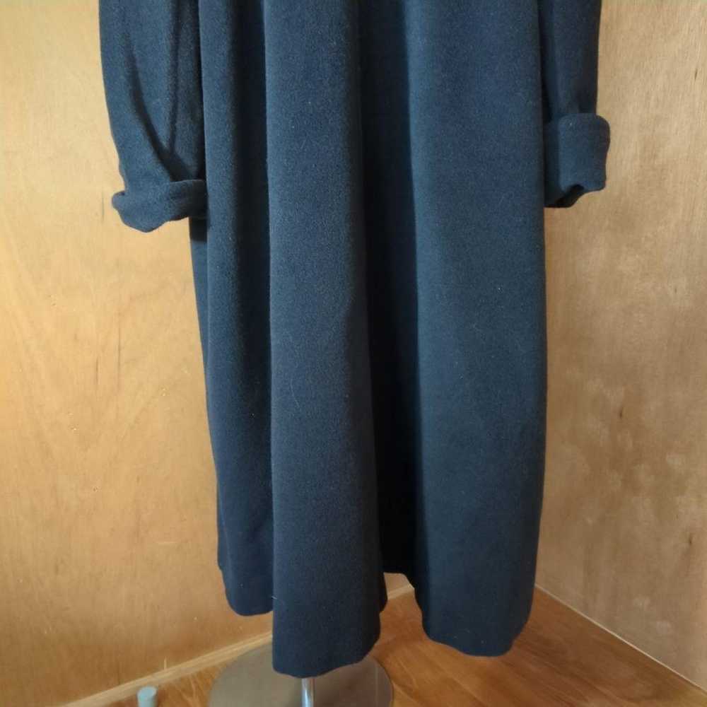 Max Mara long coat XL size black - image 8