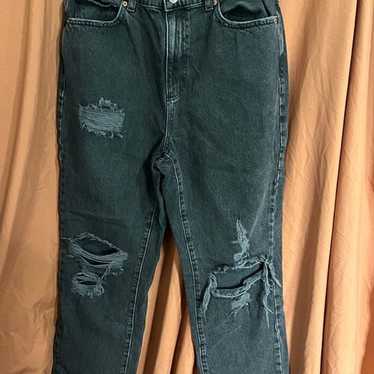 Garage Denim Vintage Straight Leg Distressed Jean