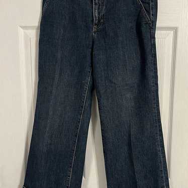 Gap Jeans Womens 6r Cuffed Y2K Vintage Blue Jeans 