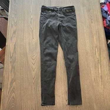 Hollister Black Skinny Jeans Size 5R - image 1