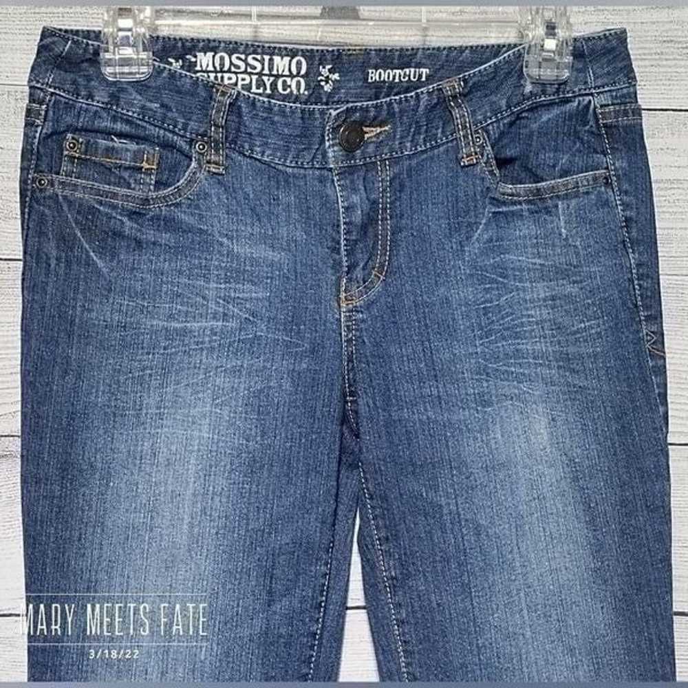 Mossimo Distressed Boot Cut Jeans Sz 9 R - image 2