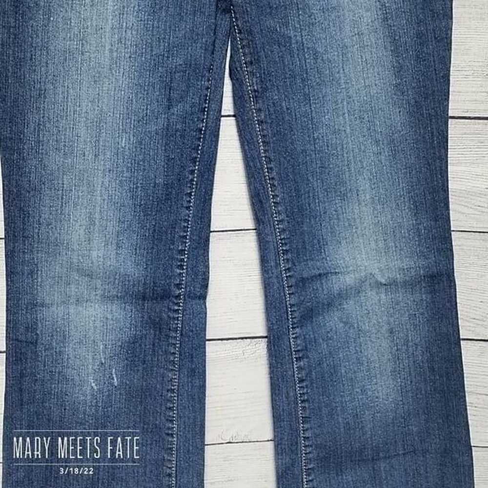 Mossimo Distressed Boot Cut Jeans Sz 9 R - image 3