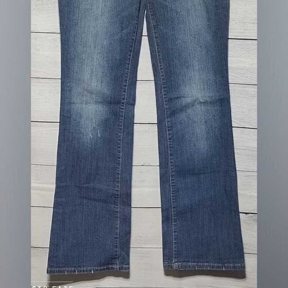 Mossimo Distressed Boot Cut Jeans Sz 9 R - image 4