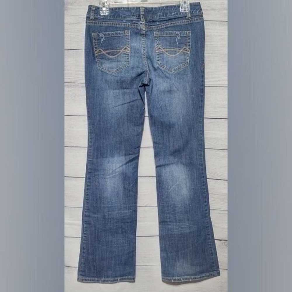 Mossimo Distressed Boot Cut Jeans Sz 9 R - image 5