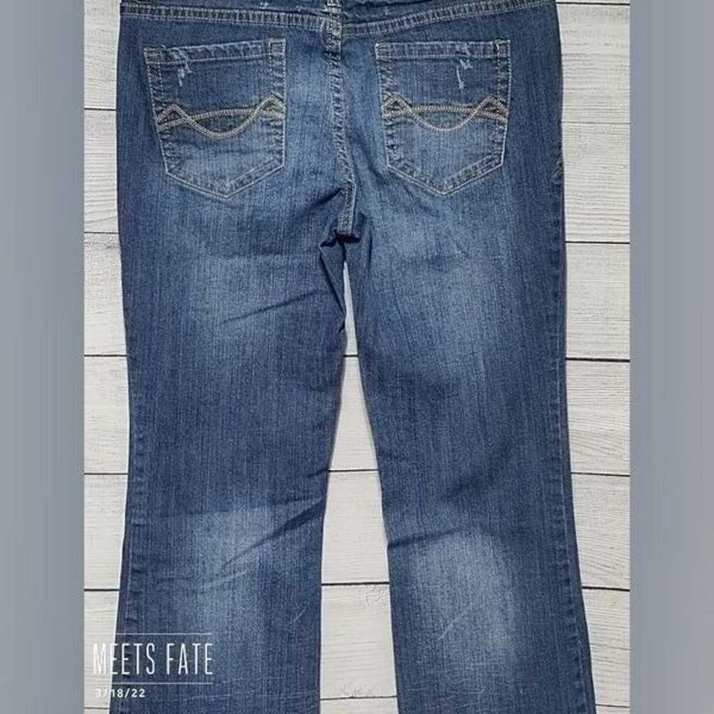 Mossimo Distressed Boot Cut Jeans Sz 9 R - image 6