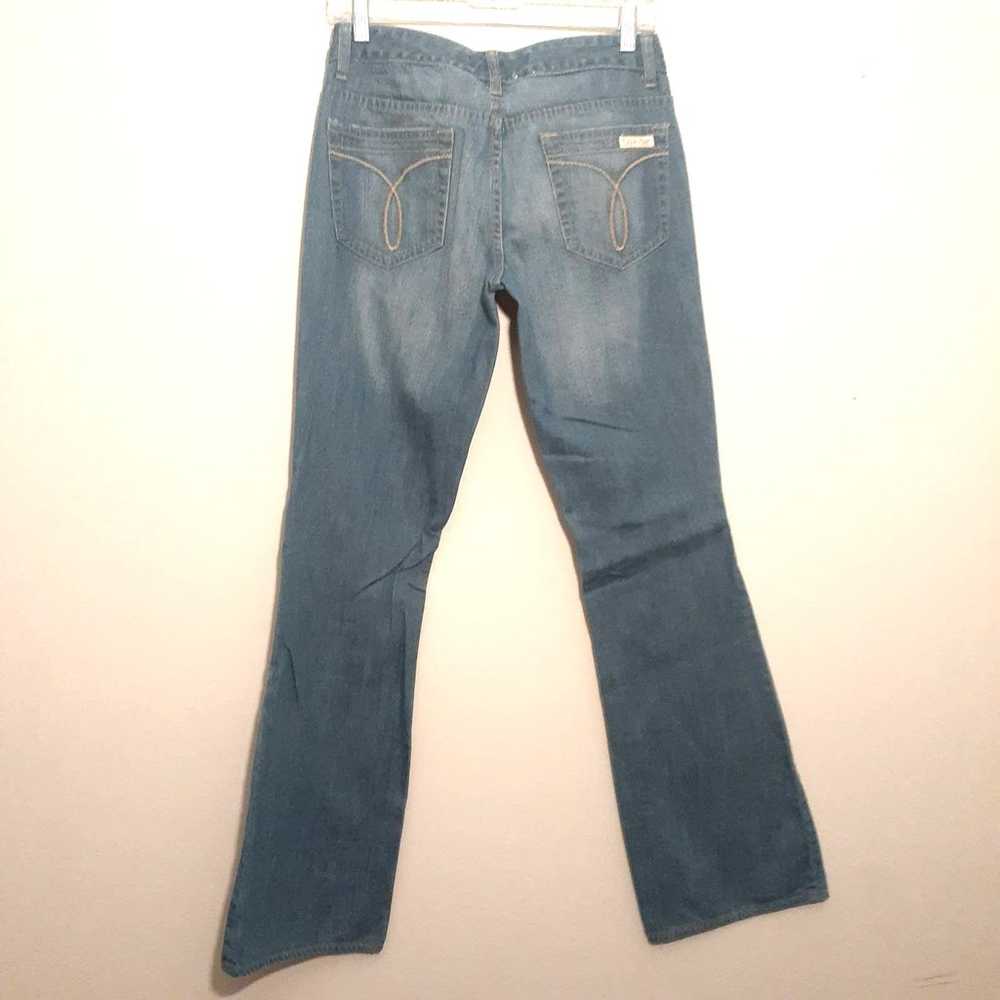 Calvin Klein Ultra Low Flare womens jeans size 29… - image 2