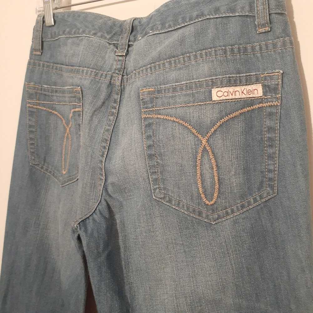 Calvin Klein Ultra Low Flare womens jeans size 29… - image 4