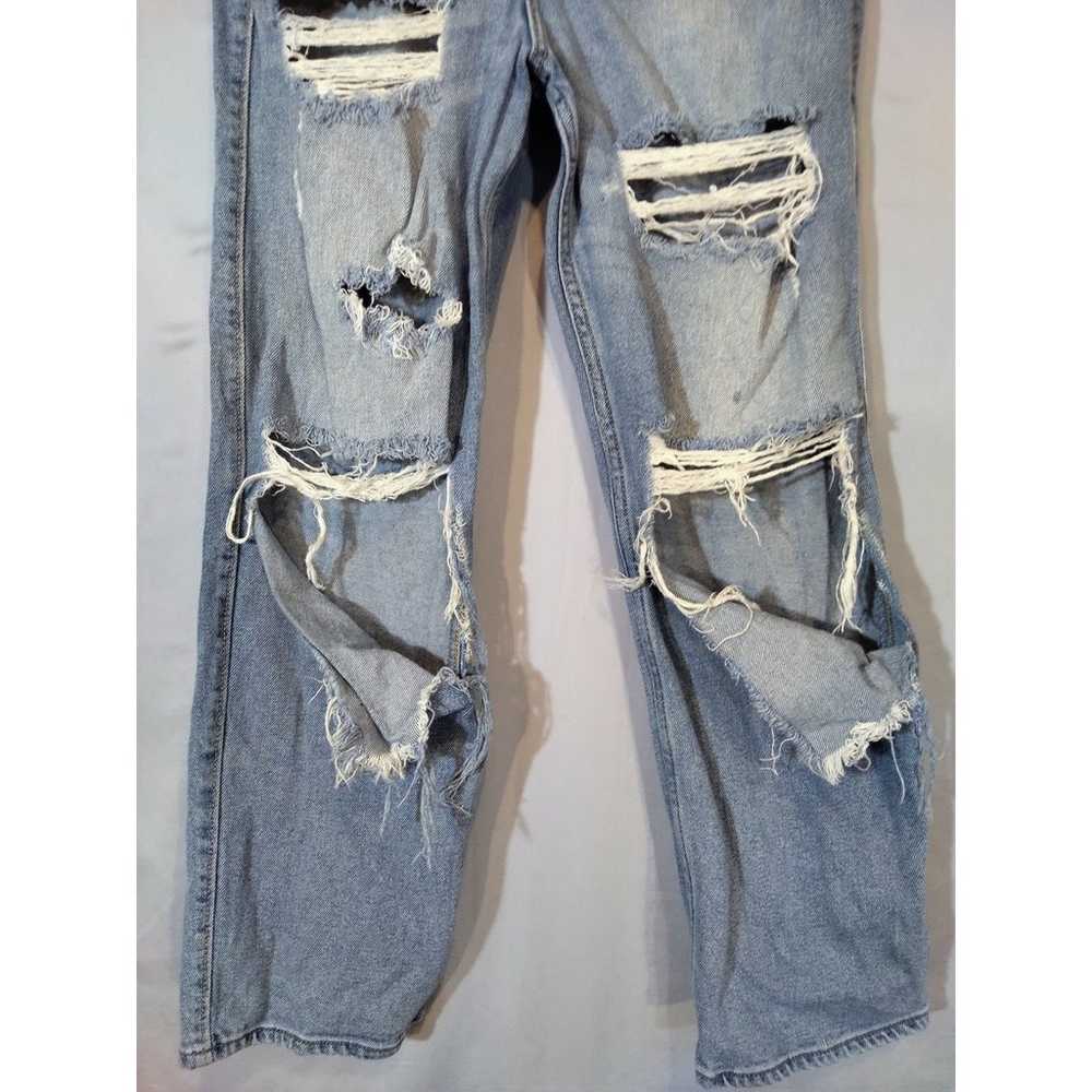 Hollister Pre-distressed High-Rise Vintage Straig… - image 2