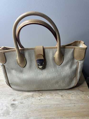 DOONEY AND BOURKE Double Handled DB Canvas Tote B… - image 1