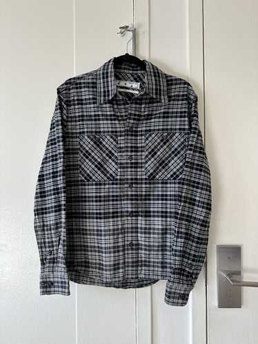 Off-White Off-White Plaid Hands Flannel - image 1