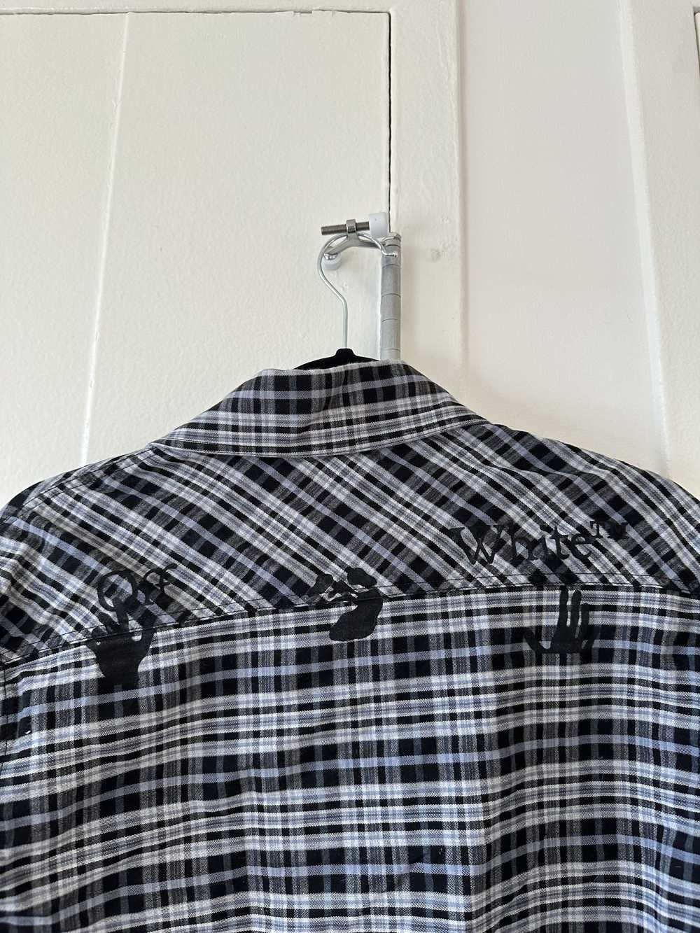 Off-White Off-White Plaid Hands Flannel - image 4