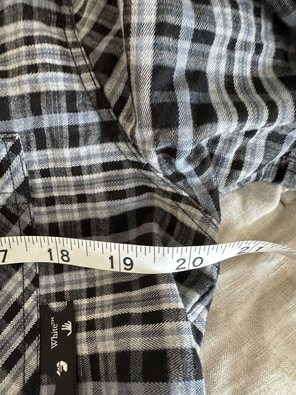 Off-White Off-White Plaid Hands Flannel - image 8