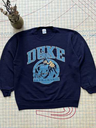 Jerzees × Ncaa × Vintage Vintage 80’s Duke Blue De