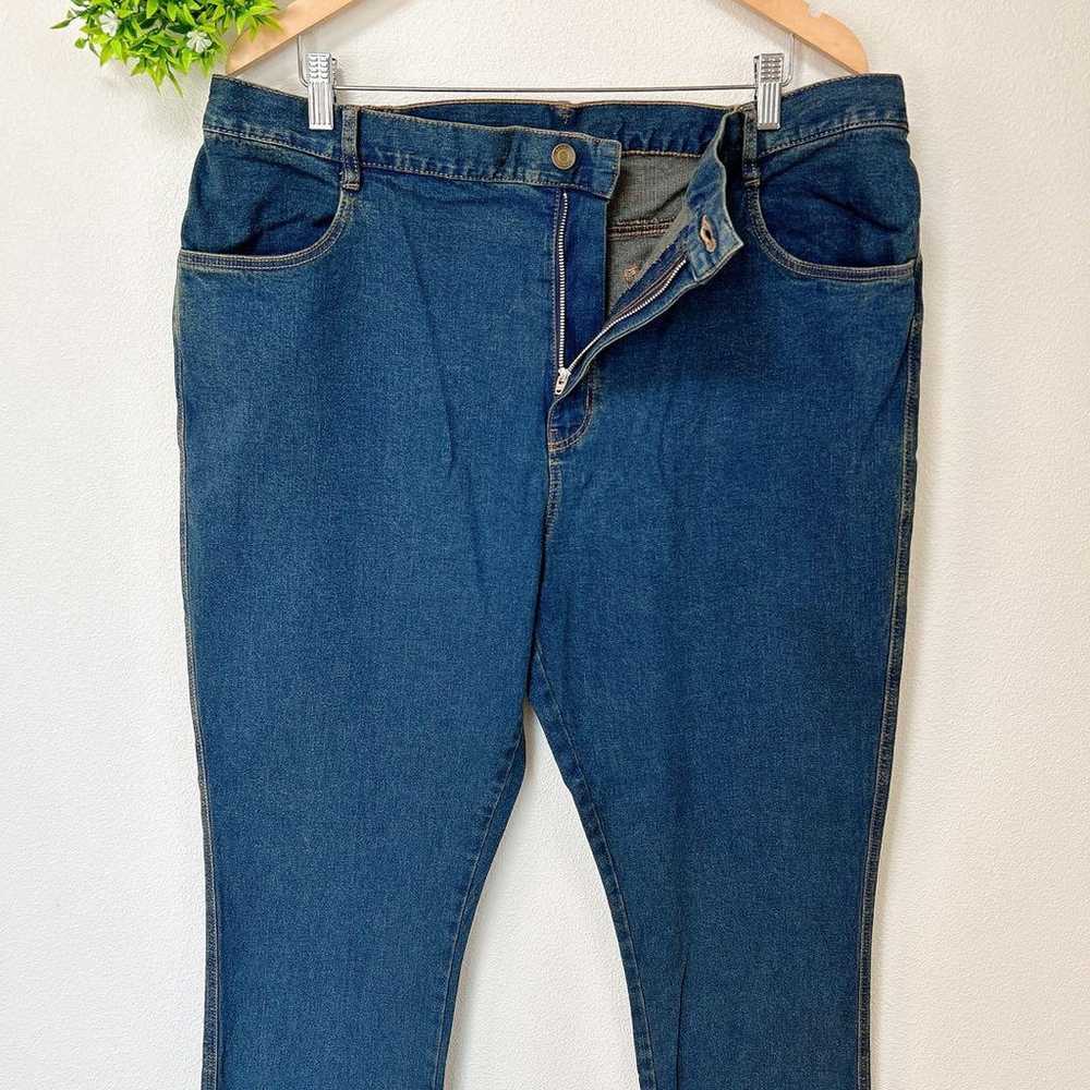 Ladies' denim pants [4L/3XL] Blue color with pock… - image 8