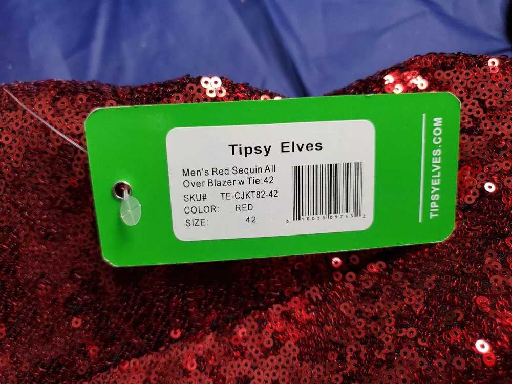 Tipsy Elves Tipsy Elves Men's Size Medium M Red S… - image 3