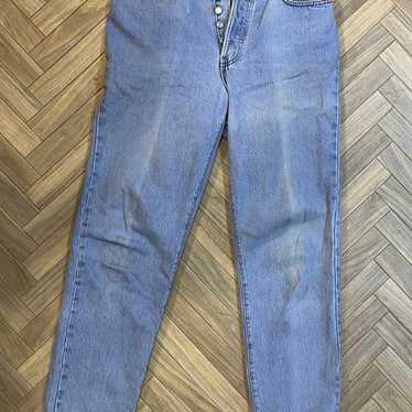 Levi's 501 denim pants made in USA in the 1990s.