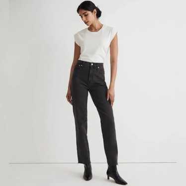 Madewell Black Perfect Vintage Straight Jeans