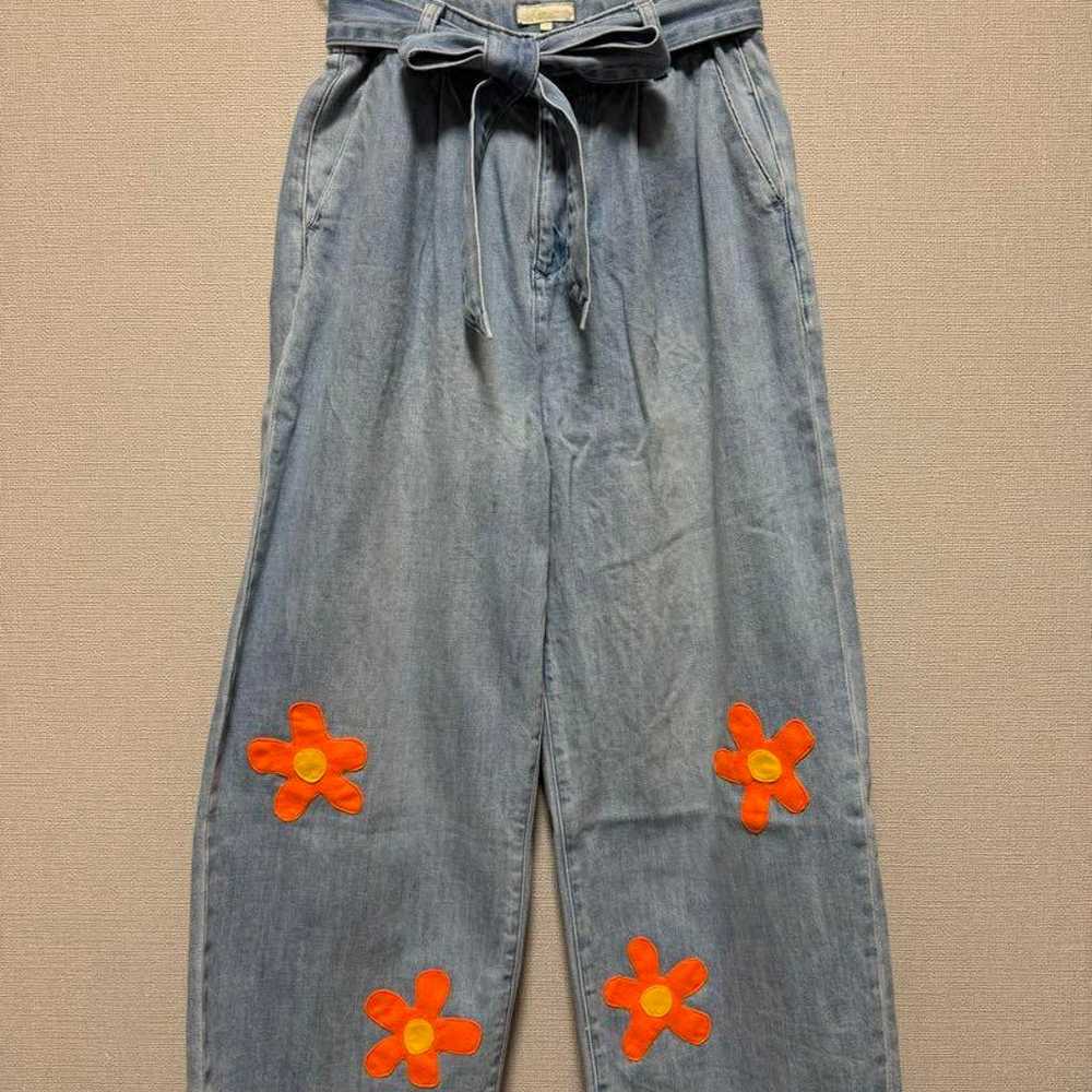 Remake denim, floral pattern, women's, vintage gi… - image 10