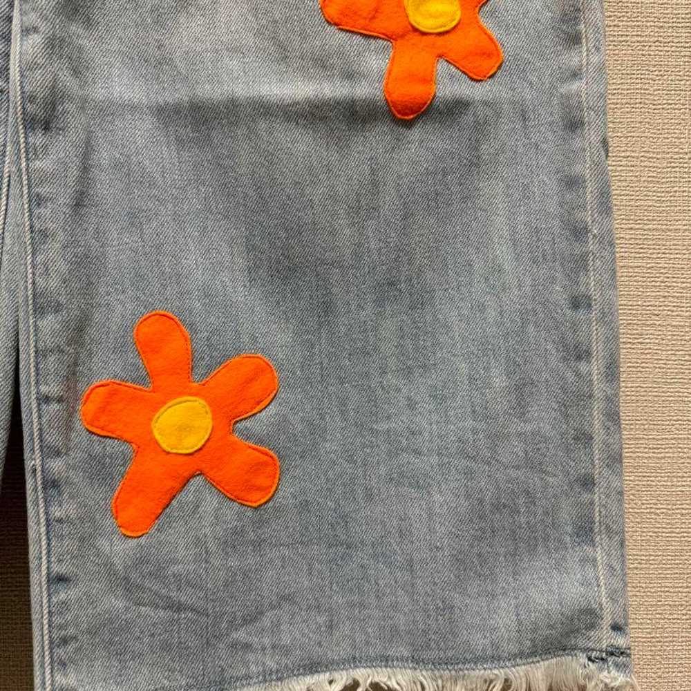 Remake denim, floral pattern, women's, vintage gi… - image 4