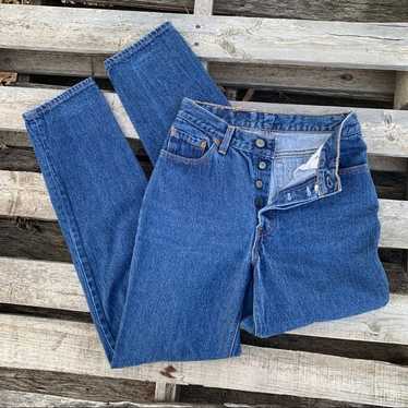 Vintage 80s Ladies Levi’s 501 button fly jeans Siz