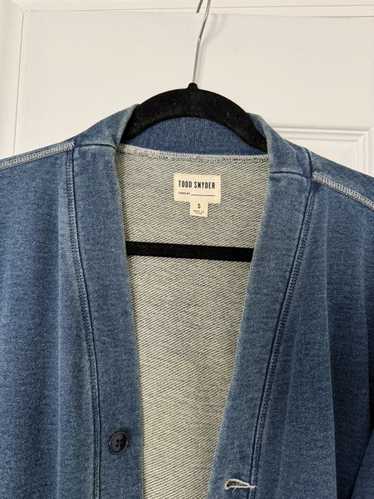 Todd Snyder Todd Snyder Indigo Cardigan