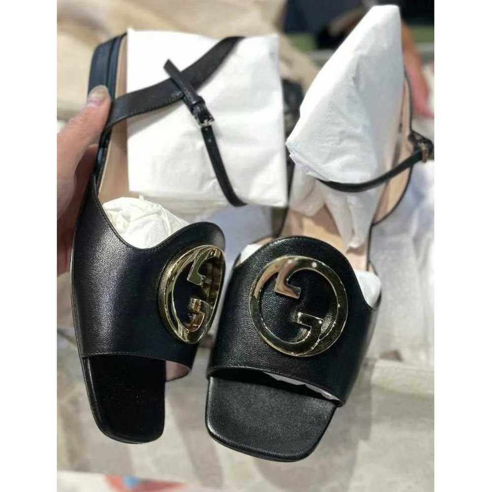 Gucci Lilibeth leather sandal - image 2