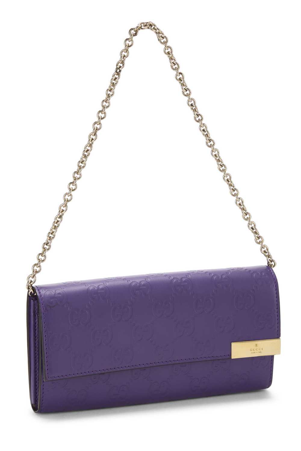 Purple Guccissima Wallet On Chain (WOC) - image 2