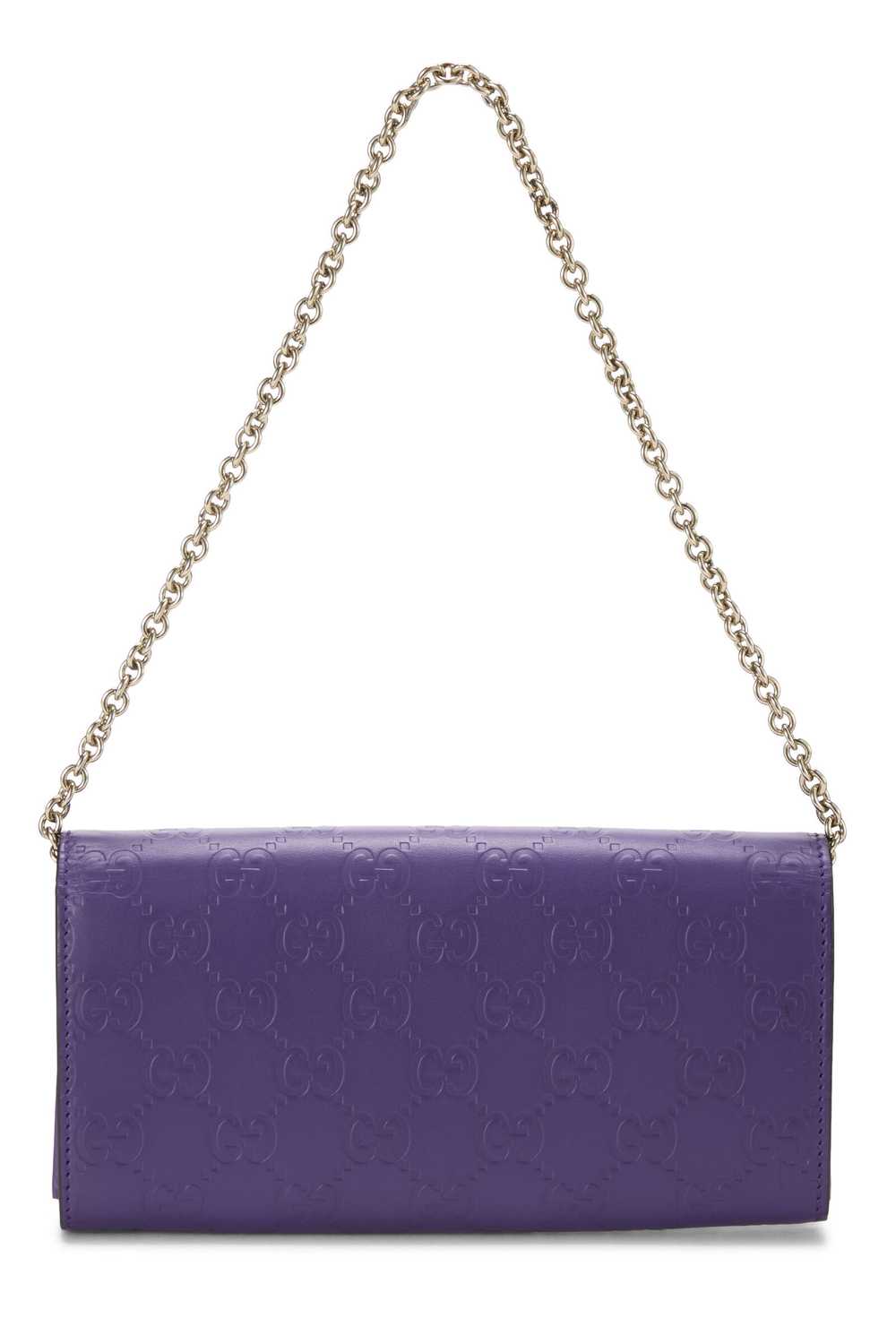 Purple Guccissima Wallet On Chain (WOC) - image 4