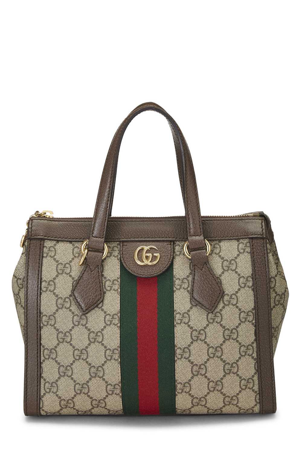 Original GG Supreme Canvas Ophidia Tote Small - image 1