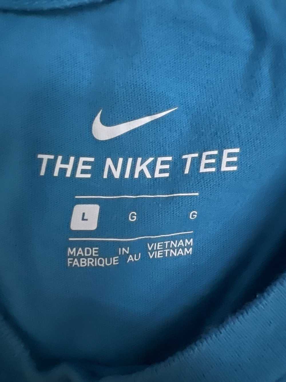 Nike Nike Blue Embroidered Logo Tee - image 3