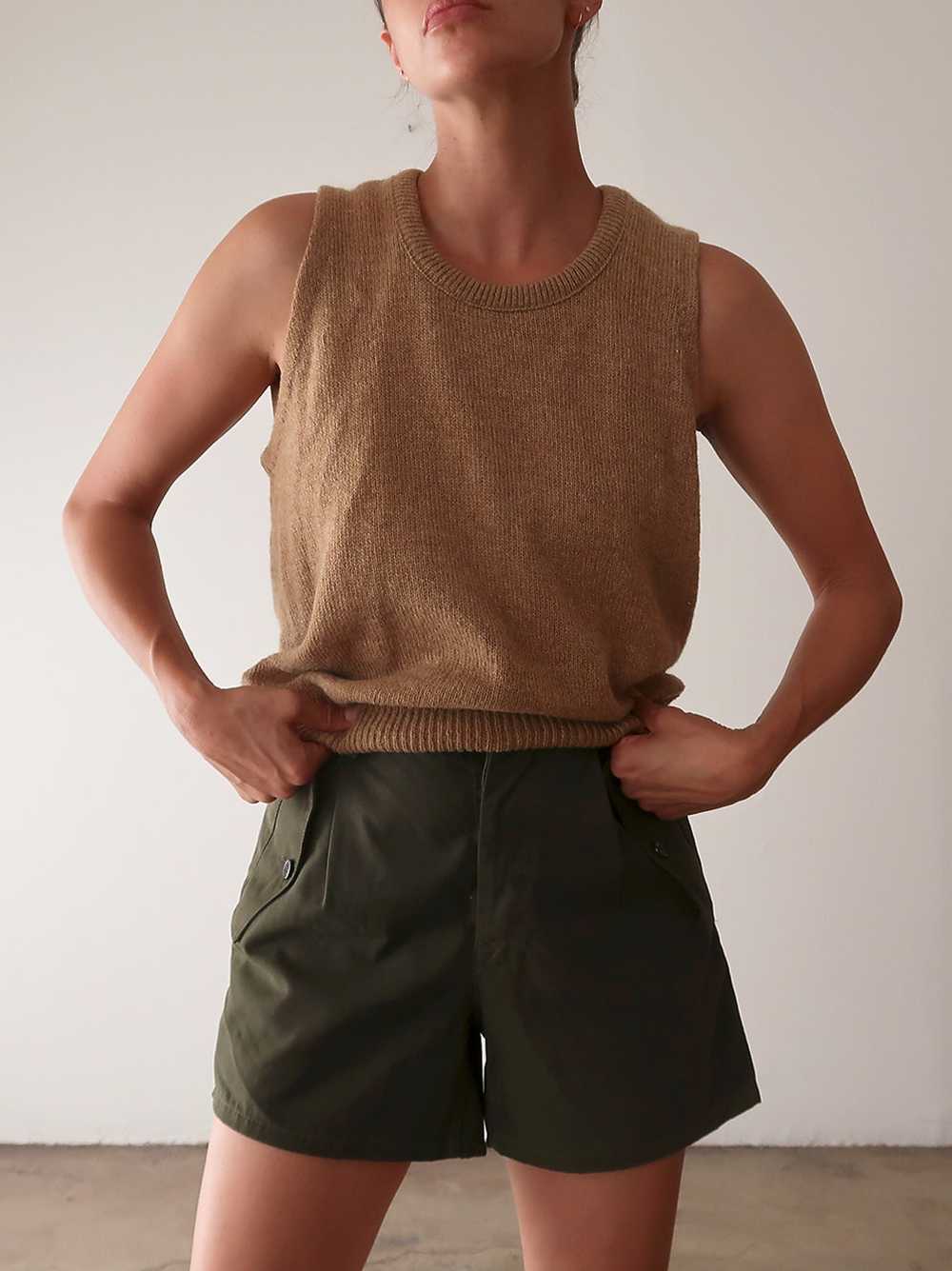 Tan Sweater Vest - image 1