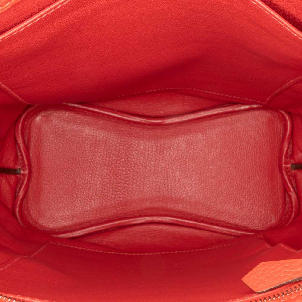 Product Details Hermes Red Taurillon Clemence So … - image 5