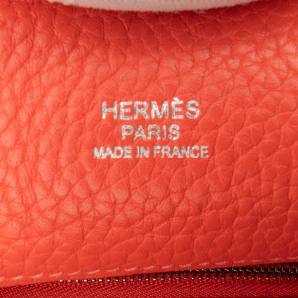 Product Details Hermes Red Taurillon Clemence So … - image 6