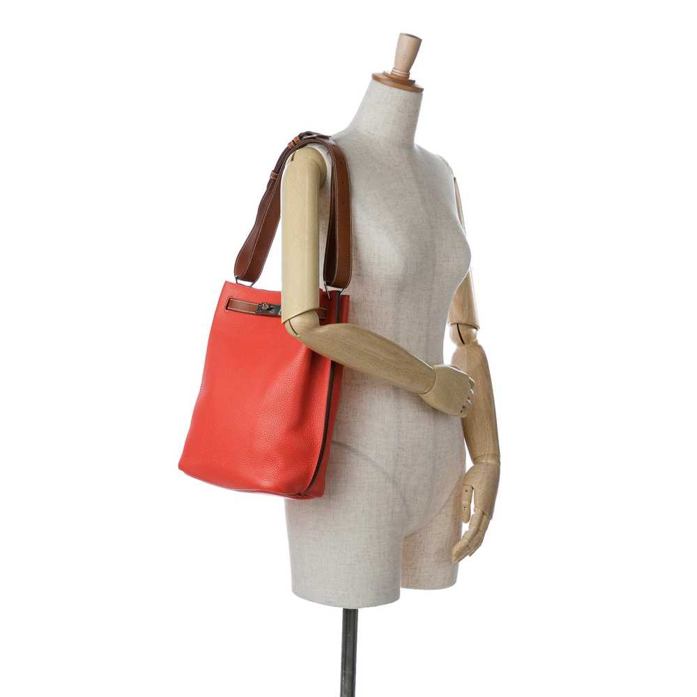 Product Details Hermes Red Taurillon Clemence So … - image 8