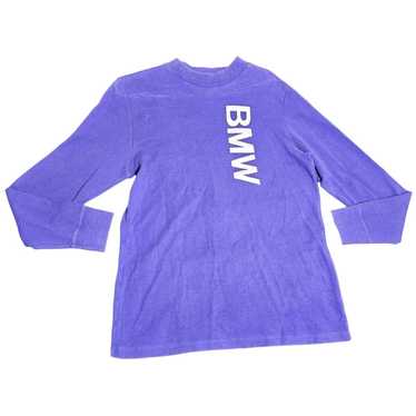 Bmw Vtg BMW Long Sleeve Shirt Y2K Logo Purple Ger… - image 1