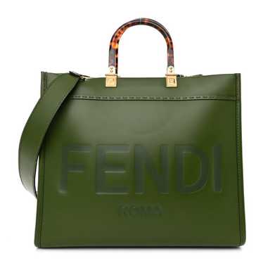 FENDI Vitello King Plexiglass Logo Embossed Mediu… - image 1