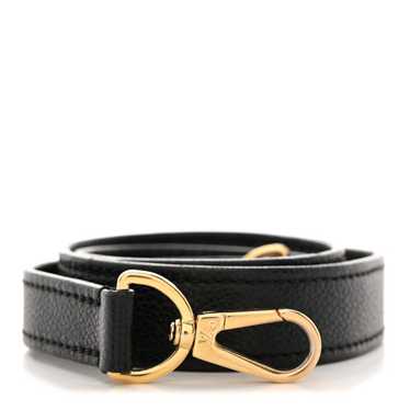 LOUIS VUITTON Calfskin Shoulder Strap Black