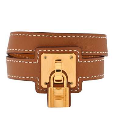 HERMES Swift O'Kelly Double Tour Bracelet T2 Gold - image 1