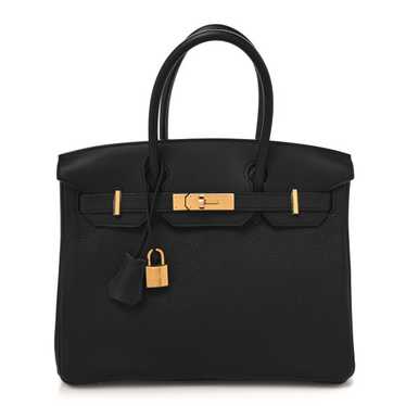 HERMES Togo Swift Canvas 3 in 1 Birkin 30 Black