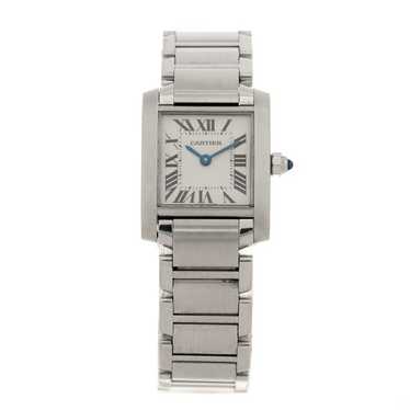 CARTIER Stainless Steel 20mm Tank Francaise Quartz