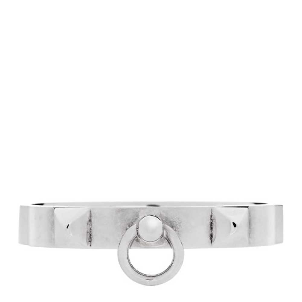 HERMES Sterling Silver PM Collier De Chien Bracel… - image 1