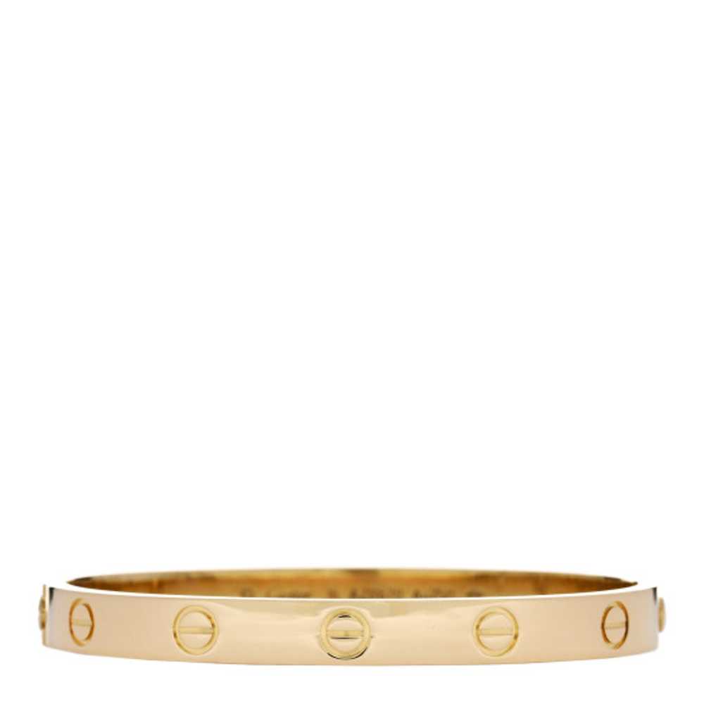 CARTIER 18K Yellow Gold LOVE Bracelet 16 - image 1