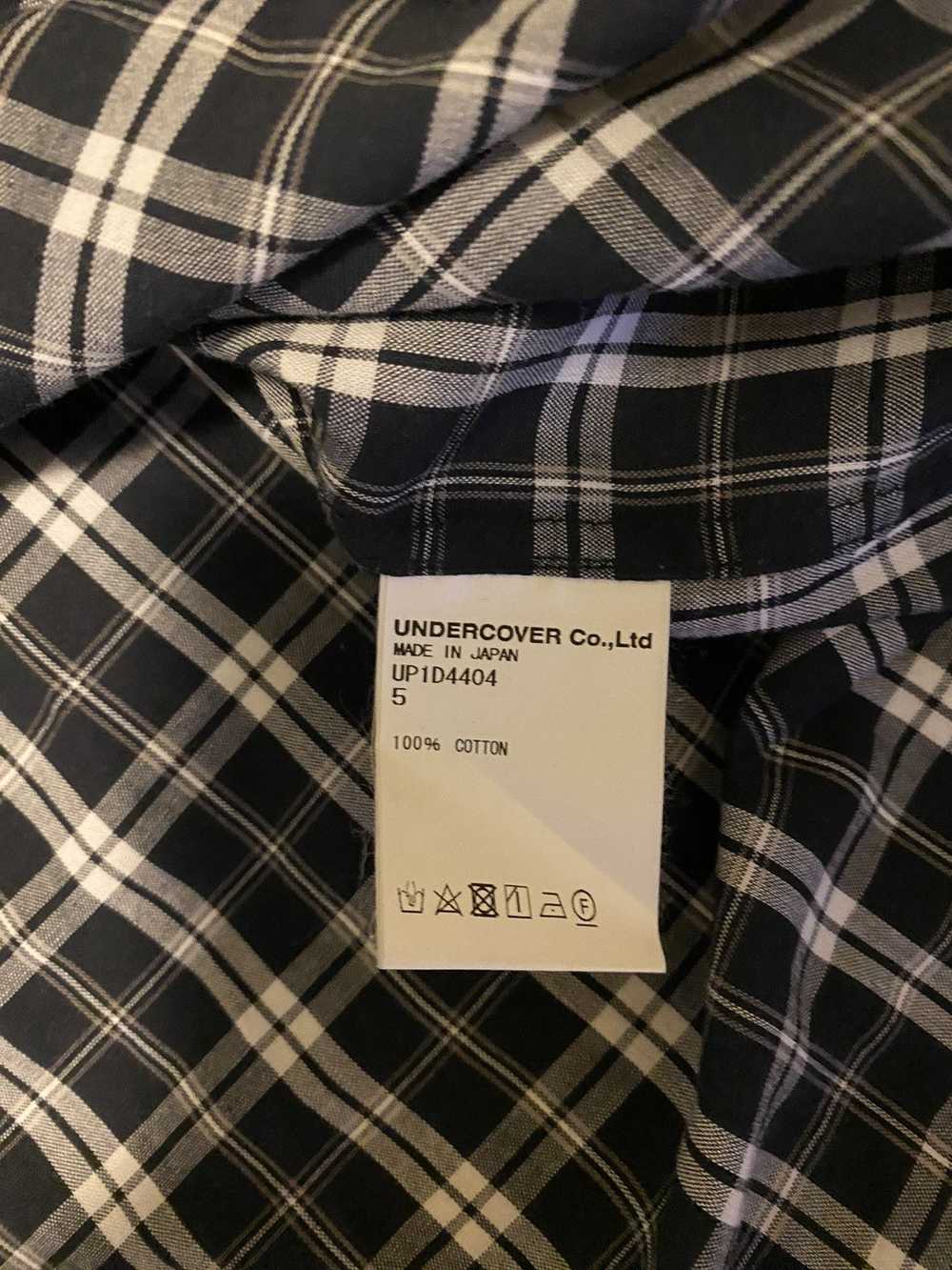 Undercover Undercover Navy Check Shirt Sz5 - image 12