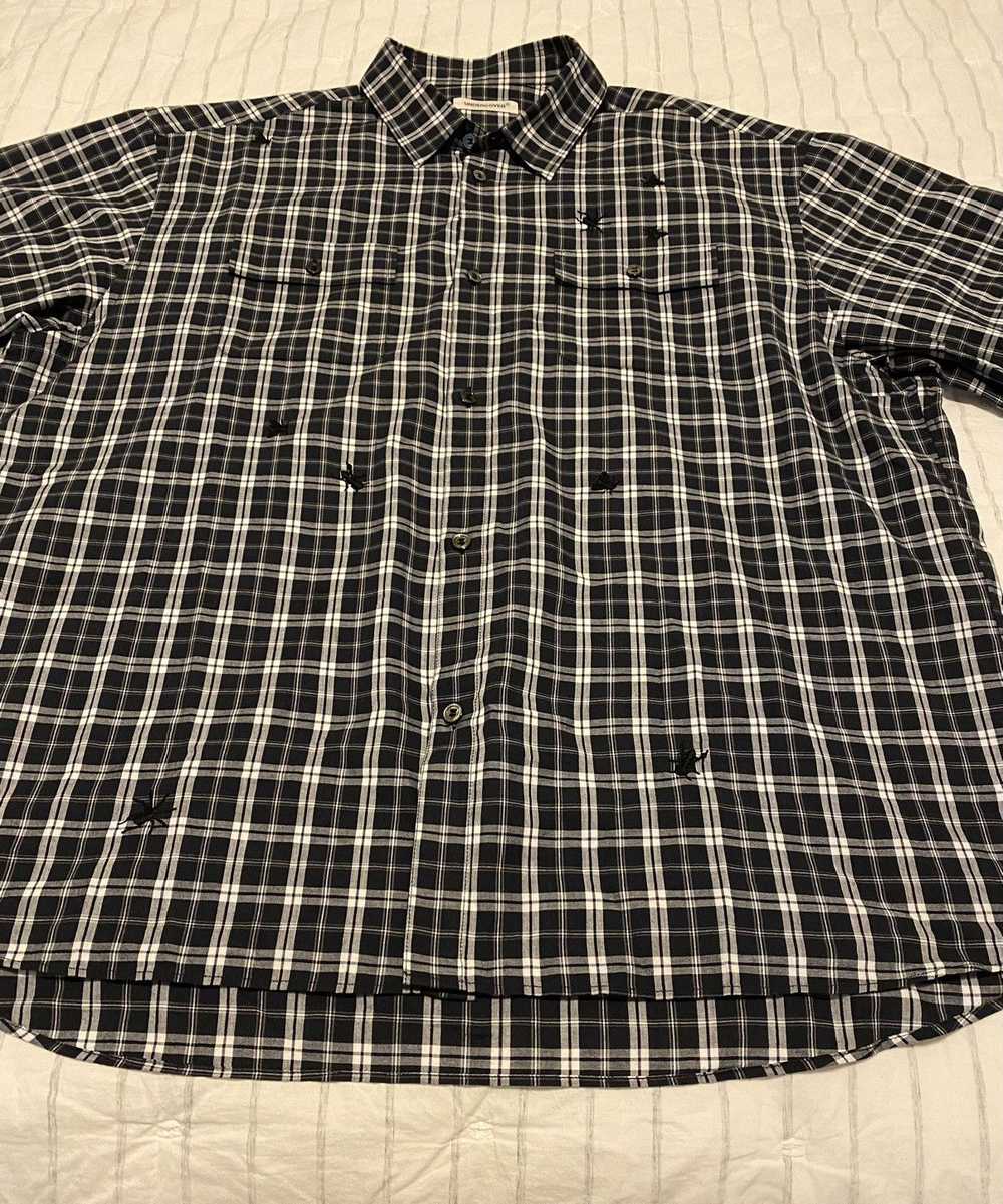 Undercover Undercover Navy Check Shirt Sz5 - image 4