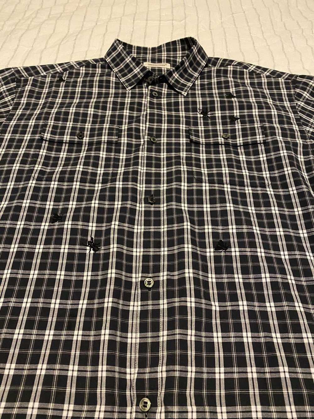 Undercover Undercover Navy Check Shirt Sz5 - image 5